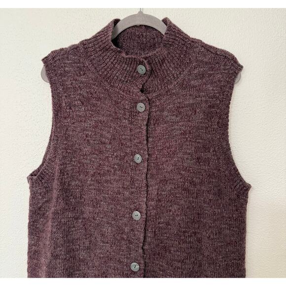 J.Jill Women's Wool Alpaca Blend Button Front Sweater Vest Size XL - Picture 2 of 11
